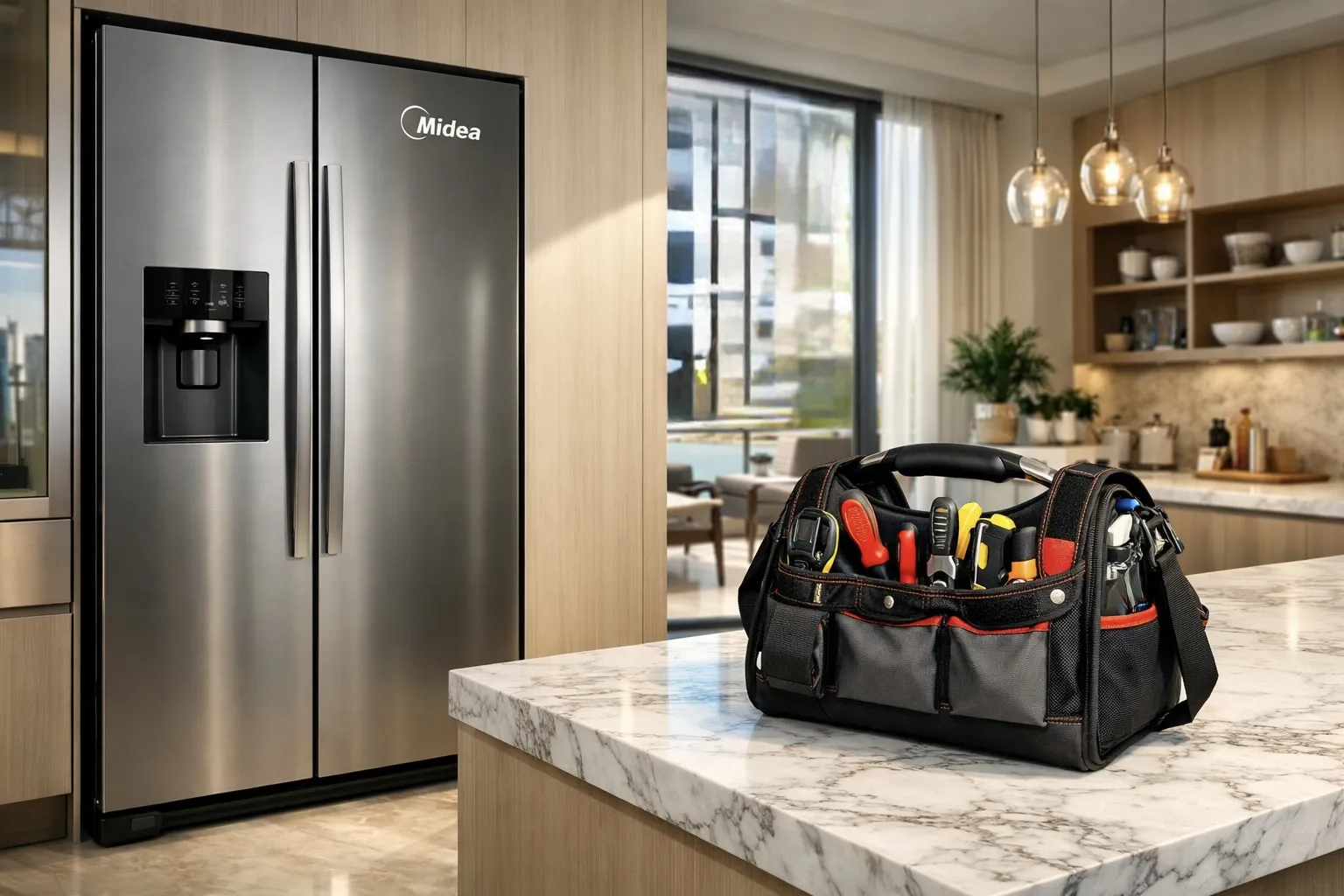 صيانة ثلاجات ميديا Midea ابوظبي - العين