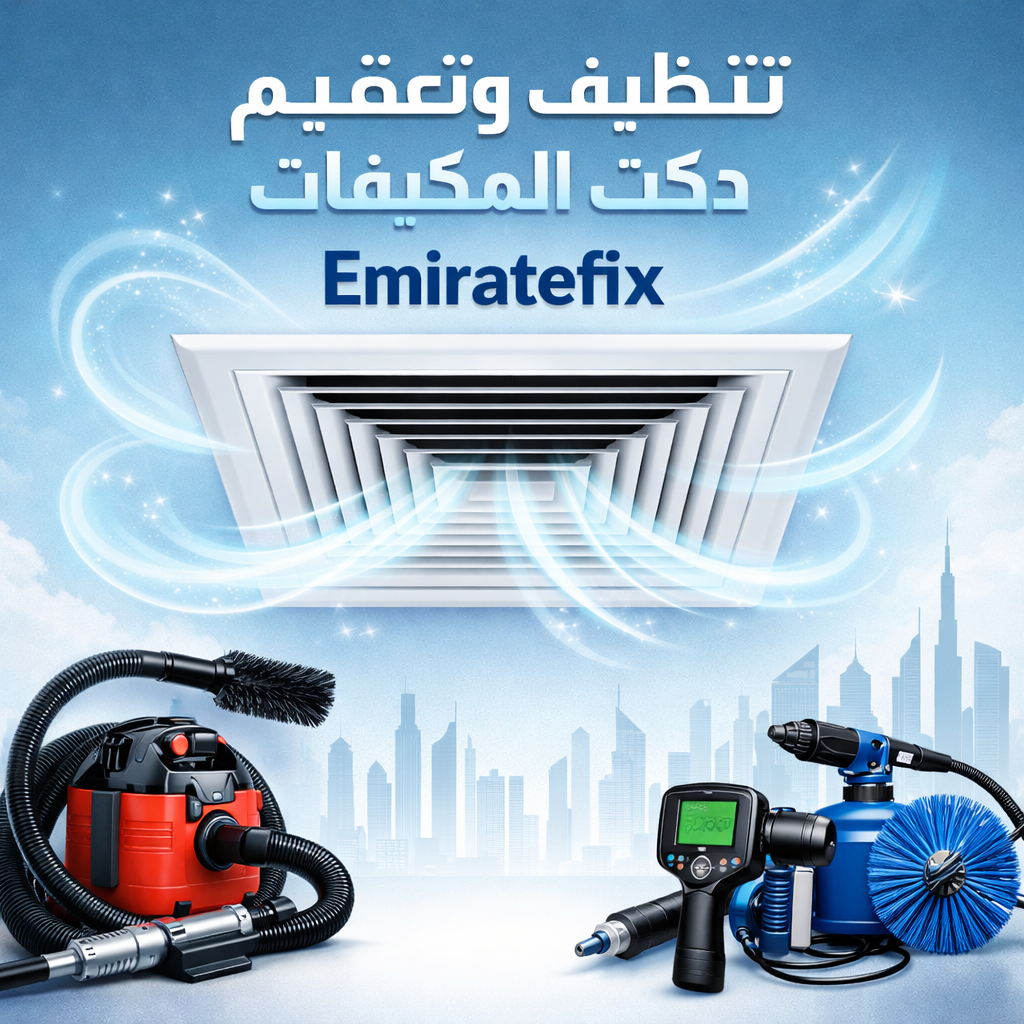 تنظيف وتعقيم دكت المكيفات في دبي