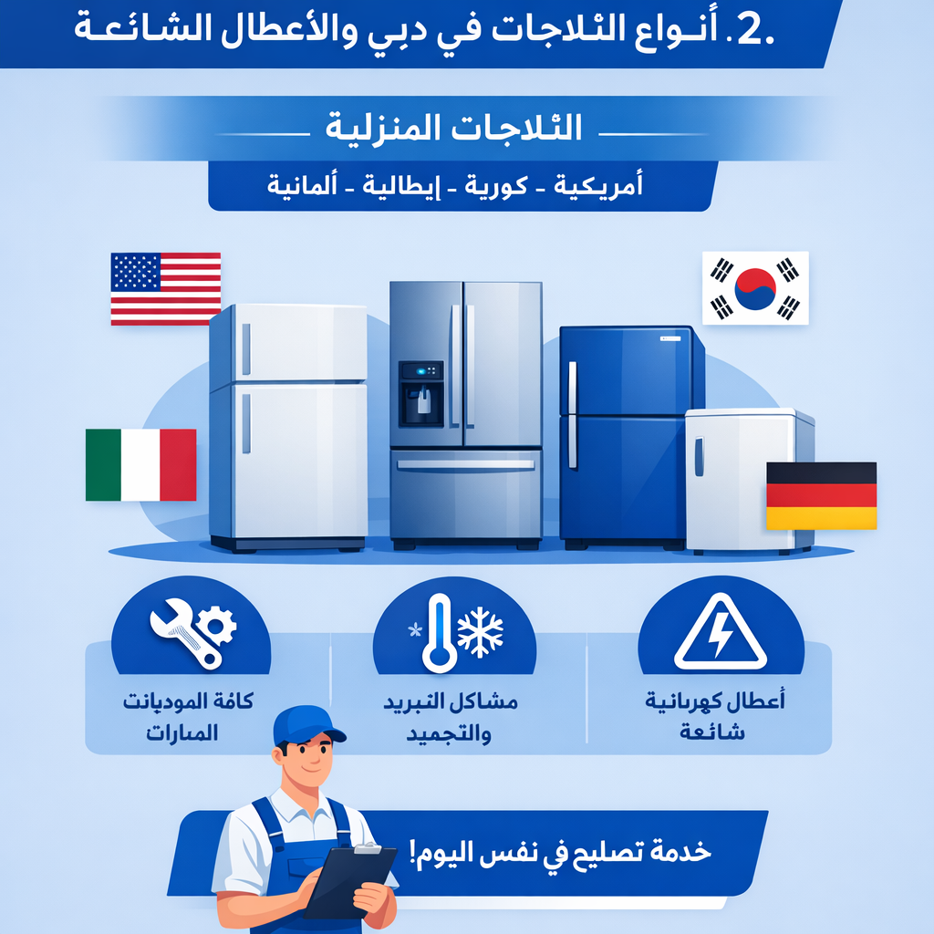 تصليح ثلاجات دبي