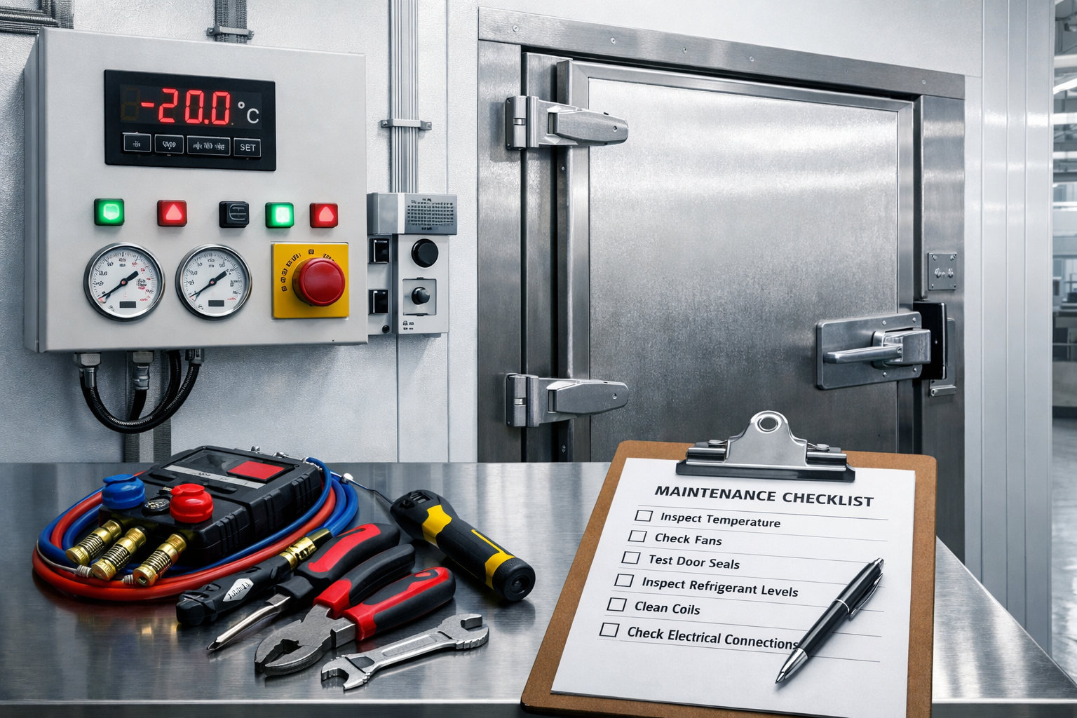 تصليح غرف التبريد في دبي | صيانة الكولد روم والتبريد التجاري