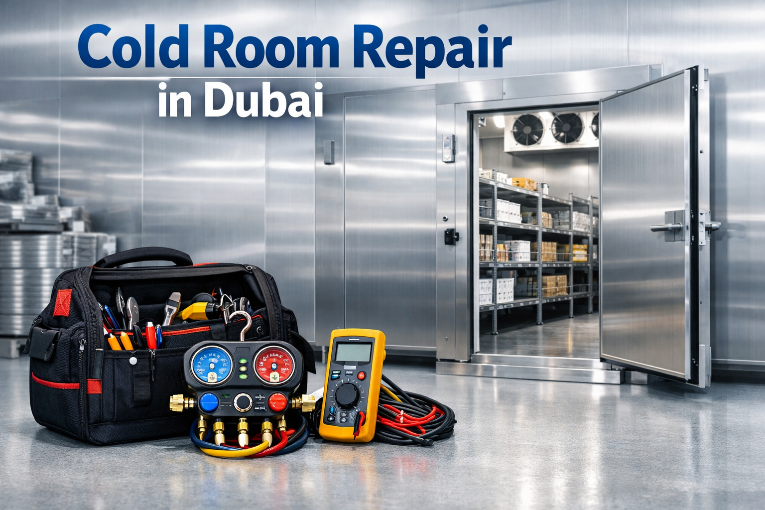 تصليح غرف التبريد في دبي | صيانة الكولد روم والتبريد التجاري