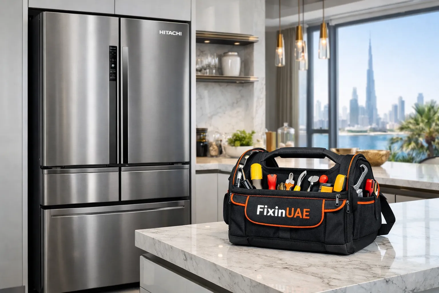 تصليح ثلاجات هيتاشي في الشارقة 